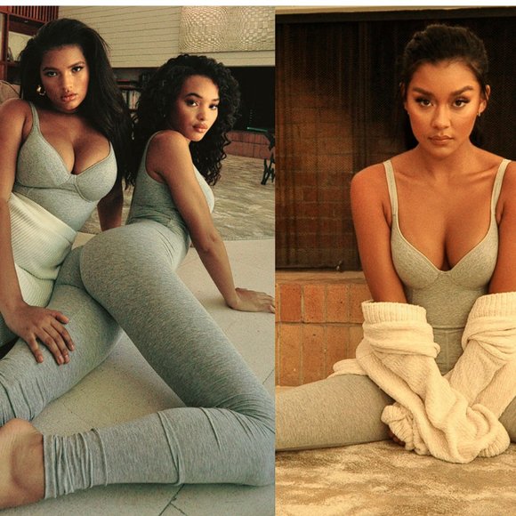 HOUSE OF CB 'Kalani' Grey Soft Loungewear Jumpsuit NWOT